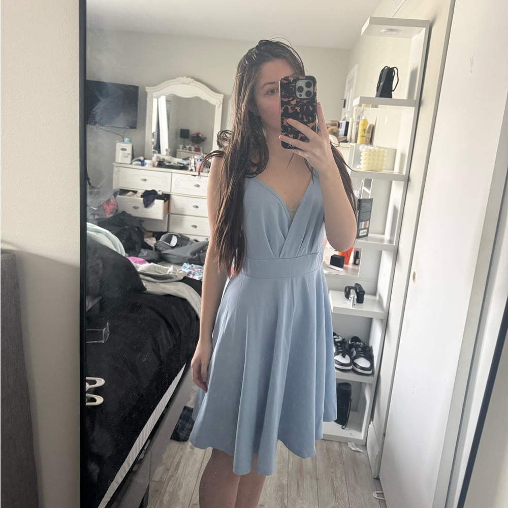 Baby blue dress NEVER WORN